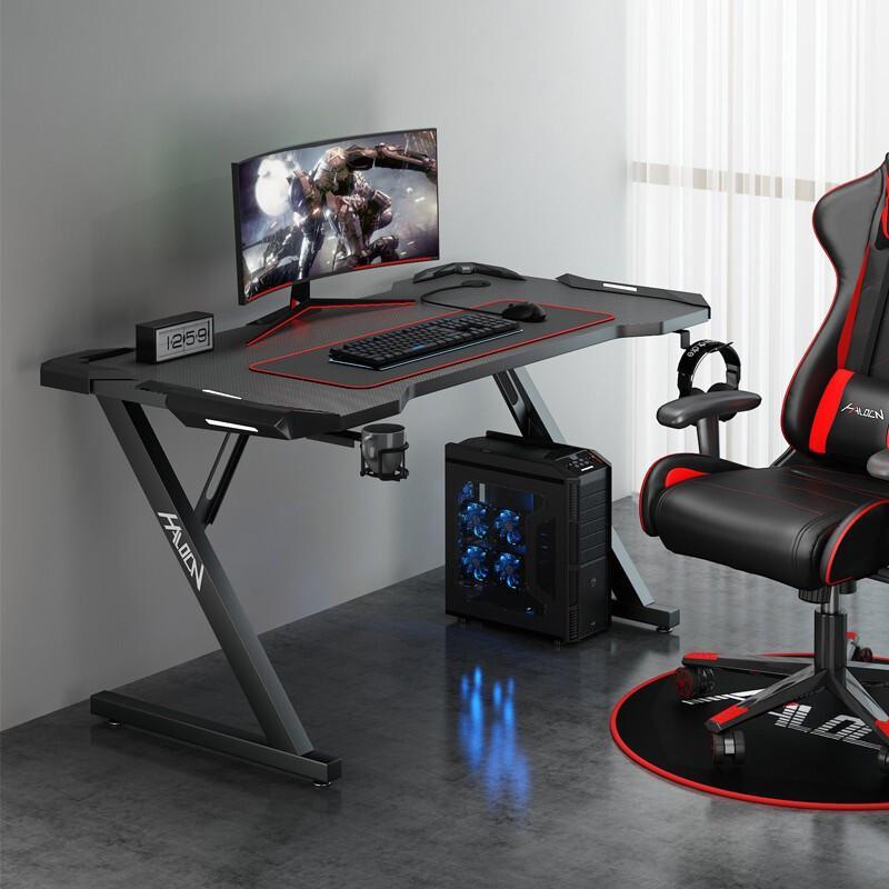 苏宁严选彤悦tongyue电竞桌电竞桌椅套装台式电脑桌家用办公桌子网吧
