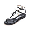 周仰杰 JIMMY CHOO 女士漆皮平底鞋凉鞋 ALODIE FLAT PAT 221