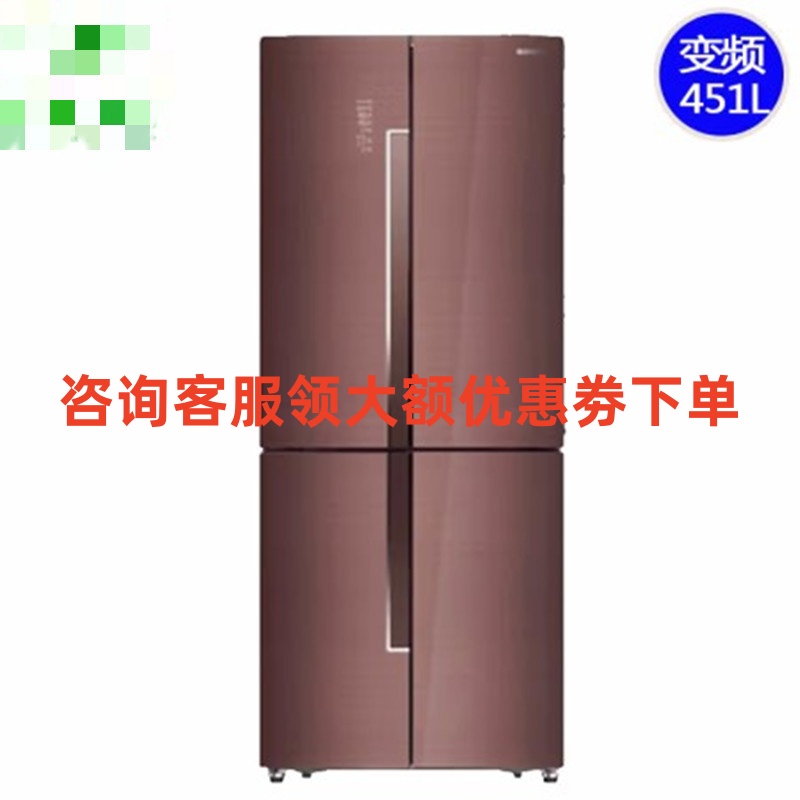 Ronshen/容声BCD-451WRK1FPG十字对开门多门变频无霜冰箱451L节能