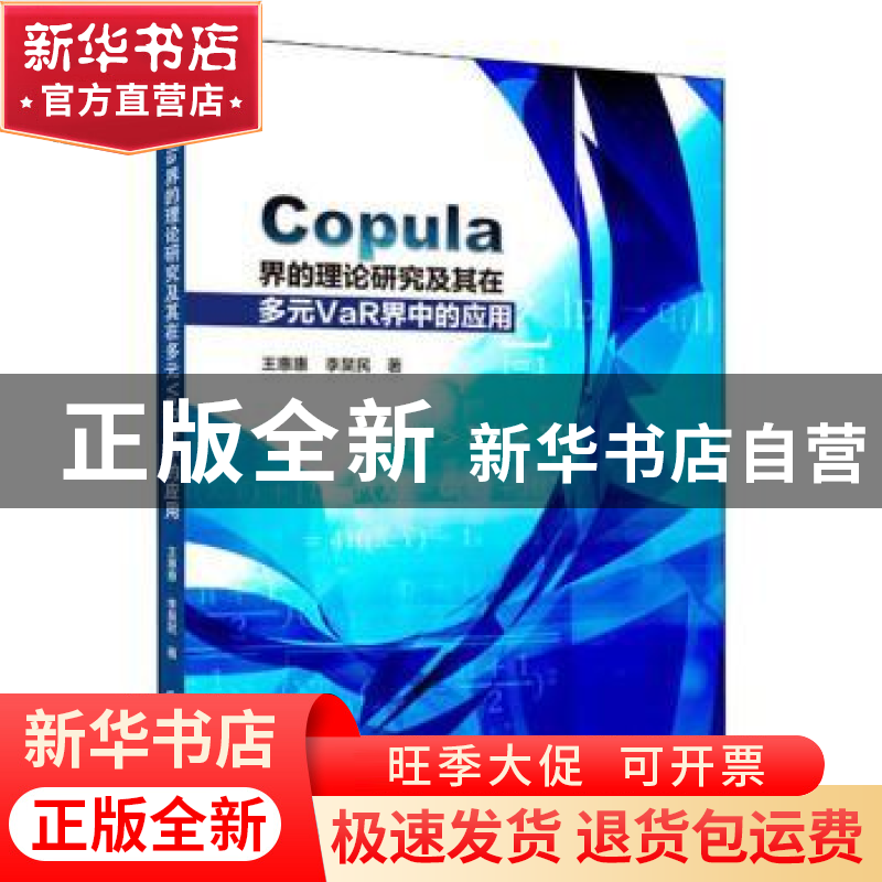 正版 Copula界的理论研究及其在多元VaR界中的应用 王惠惠,李昊民