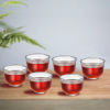 金杞(JINQI) C06玻璃茶杯高硼硅耐热耐高温玻璃茶杯花茶杯水杯茶具套装