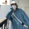 YANXU圆领麻花毛衣外男纯色宽松情侣针织衫ins韩版慵懒港风毛线衣外套