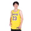 Nike洛杉矶湖人队NBA运动透气速干球迷版球衣男款黄