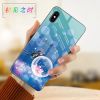 苹果X手机壳玻璃iPhoneXS/XSMax/XR保护套个性可爱防摔男女新款潮 /苹果X 初见之时[无赠品]