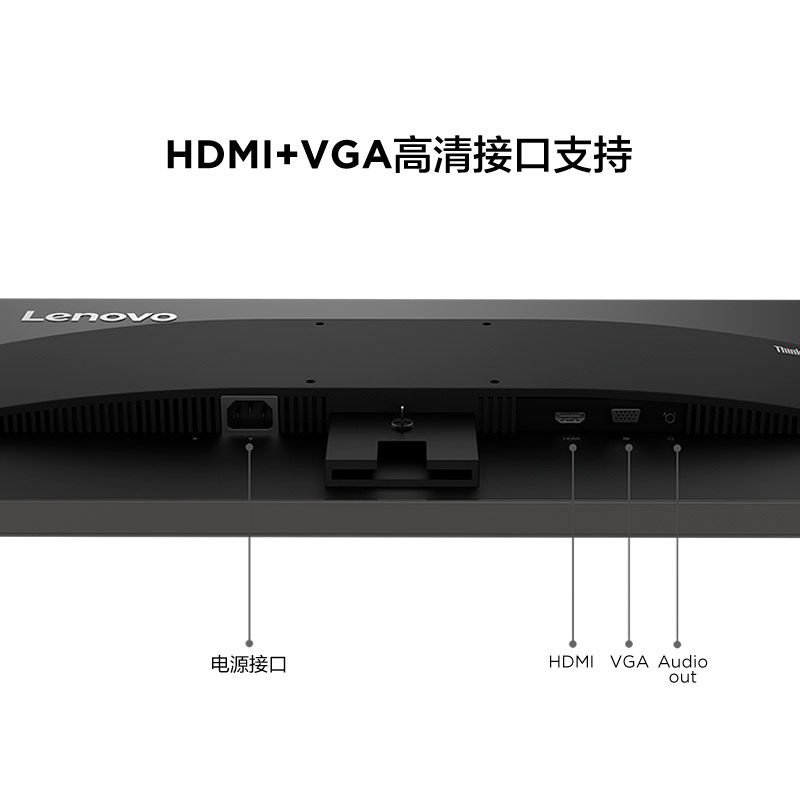 联想/ThinkVision S25e-30 24.5英寸微边框商用办公电脑显示器高清大图