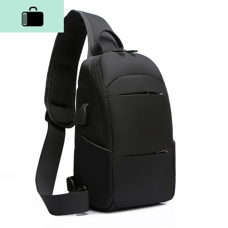 斜挎包男单肩潮牌牛津布胸前男士包包202时尚休闲男背包韩版NEW LAKE