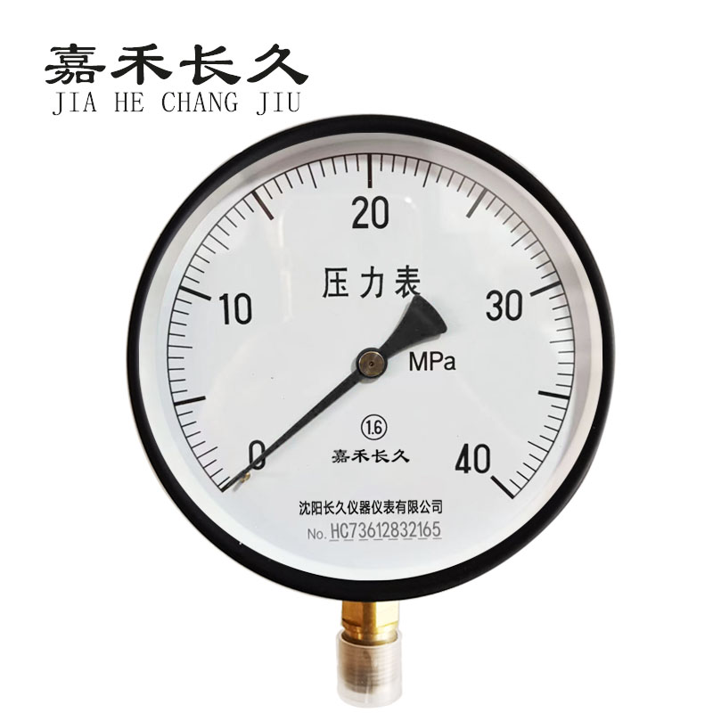 嘉禾长久+压力表检测定制型+Y150+块 0-40Mpa