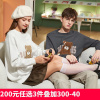 [2.5折价111元]唐狮秋冬新款情侣毛衣男女装in超火圆领宽松毛线衣潮流外套