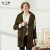 拉贝缇羊毛大衣冬季新款女呢子大衣女韩版学生中长款修身60007028