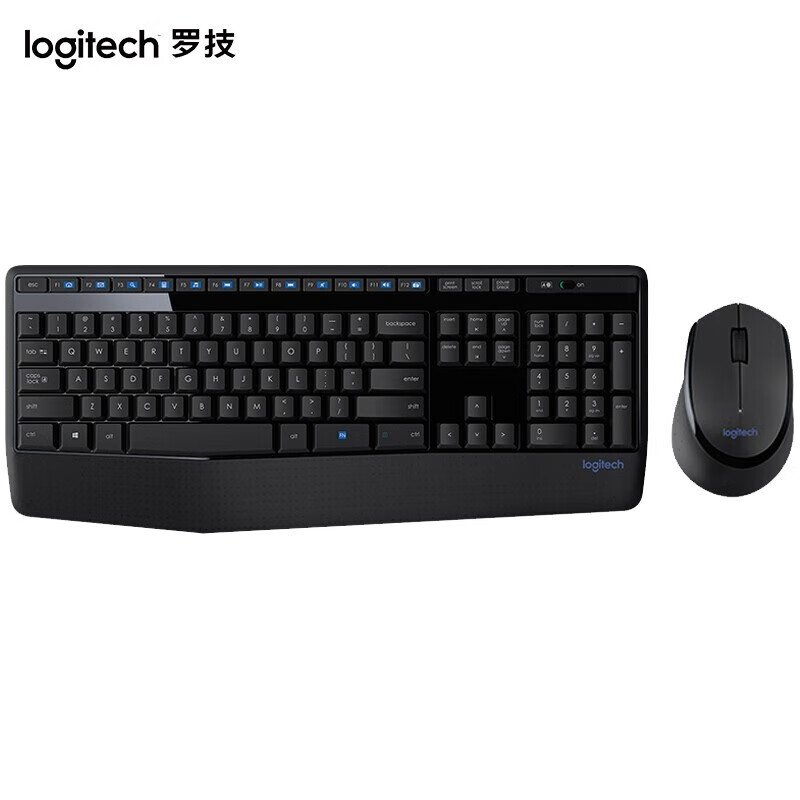 罗技(Logitech) MK345 黑色无线键鼠套装