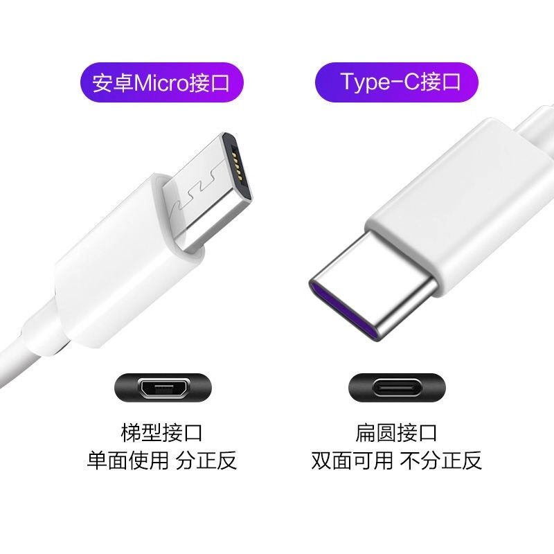 数据线快充mate30v9x10手机p20pro安卓nova5a麦芒7充电线