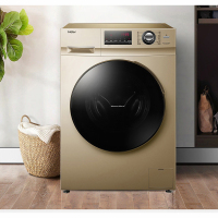 Haier/海尔洗衣机10公斤全自动滚筒变频节能洗烘一体洗衣机G100108HB12G