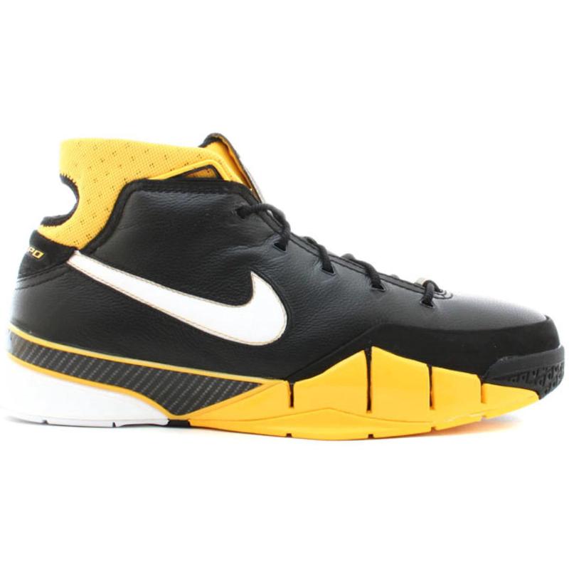 nike耐克男子 篮球鞋kobe 1 black maize科比1减震缓冲防滑篮球鞋