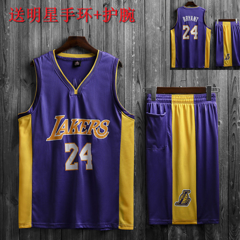 直选特卖夏季篮球服套装男定制训练服湖人球衣詹姆6斯23号欧文11号