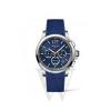 LONGINES浪琴 男子征服 V.H.P. 计时橡胶蓝色表盘手表 时尚百搭 夜光指针 蓝宝石玻璃 44毫米