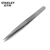 史丹利STANLEY 尖头镊子125mm 加厚不锈钢镊子手工DIY小维修工具细夹线头夹子 94-511-23