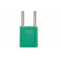 玛斯特锁 MASTER LOCK 410MCNLTGRN 6mm锁钩,锁钩净高76mm,44mm高, 绿色XENOY工程