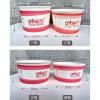 460ml 四号(100只) 多种规格一次性纸碗饭盒批发外卖打包加厚环保快餐盒家用商用