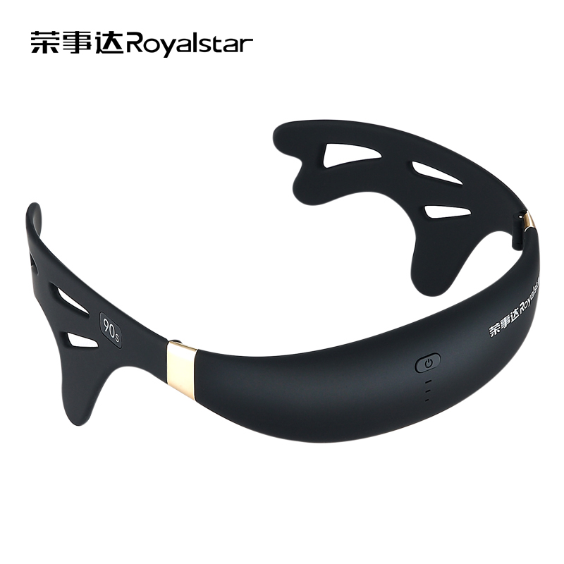 荣事达按摩器严重失眠神器 催眠快速入睡 助睡眠仪 唤醒褪黑素缓解焦虑 睡不着 头部按摩 黑色