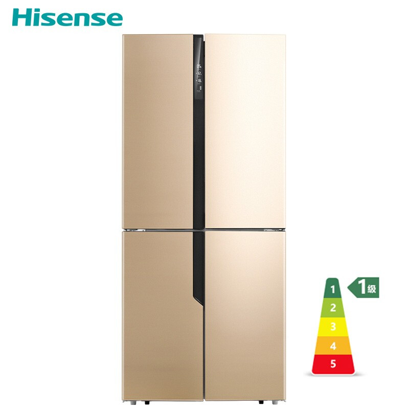 海信(Hisense) BCD-459WTDVBPI/Q 459升 风冷 变频 一级能效 十字对开门电冰箱 流光金