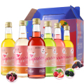 果酒6瓶套装低度微醺女士甜酒小酒3.5度230ml 6口味全家福（蜜桃+菠萝+雪梨+杨梅+芒果+苹果）