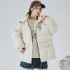 [直降价399元]唐狮新款冬季羽绒服女鸭绒加厚保暖小个子冬装外套面包服