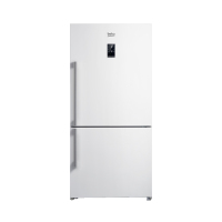 倍科(BEKO)553L两门双门冰箱大宽门冰箱原装进口风冷无霜节能大容量蓝光恒蕴养鲜电冰箱 CN160220IW