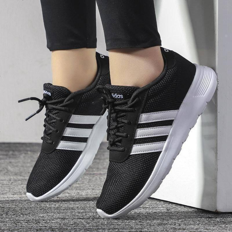 adidas阿迪达斯neo女鞋正品运动鞋网面透气耐磨休闲鞋