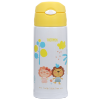 膳魔师(THERMOS)保温杯FFG-603WF-YL儿童吸管杯带杯套双盖大容量儿童水杯多功能保温壶 600ML