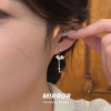 999纯银花朵流苏后挂耳钉女耳环耳饰个性创意轻奢高级感潮
