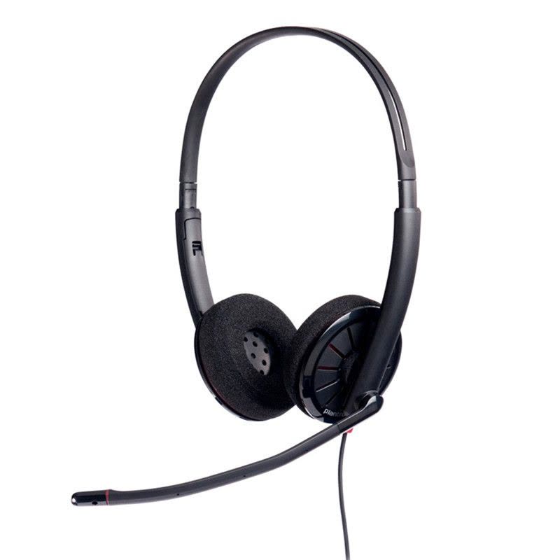 缤特力(Plantronics)C225 头戴式耳机带麦克风/听力保护/有线降噪耳麦/学习教育图片