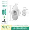 圆形香皂架[一个] 香皂盒吸盘壁挂式免打孔卫生间浴室创意沥水皂盒磁铁吸皂器肥皂架