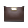 芬迪 FENDI 女士FENDI WAY系列牛皮双F手柄手提包大号 8BH392 AAIW