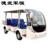 德武军恒8座电动观光巡逻车物业营区校区摆渡车机场楼盘电动观光车 高配