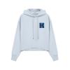 高田贤三 KENZO 女士 KENZO SPORT系列棉质Blocked K连帽卫衣运动衫FB5 2SW626 4MS