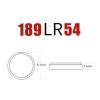 南孚AG10电池LR1130纽扣式LR54小电子手表1131计算器圆形电池189 2粒