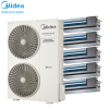 美的(Midea)领航者大6匹一拖五全直流变频智能家电中央空调加湿新风MDVH-V160W/N1-620LH(E1)