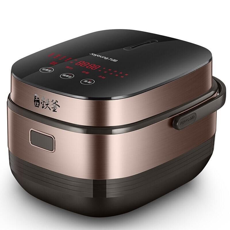 5lih电磁加热推荐410人断货王九阳joyoung铁釜电饭煲5升大容量球釜