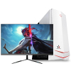 铭能 i9级十核E5-2670V2/RX550独显/16G内存/480G高速固态硬盘 台式电脑 台式机 电脑主机 组装电脑 家用办公商务娱乐学生游戏电脑台式组装机电脑+21.5英寸