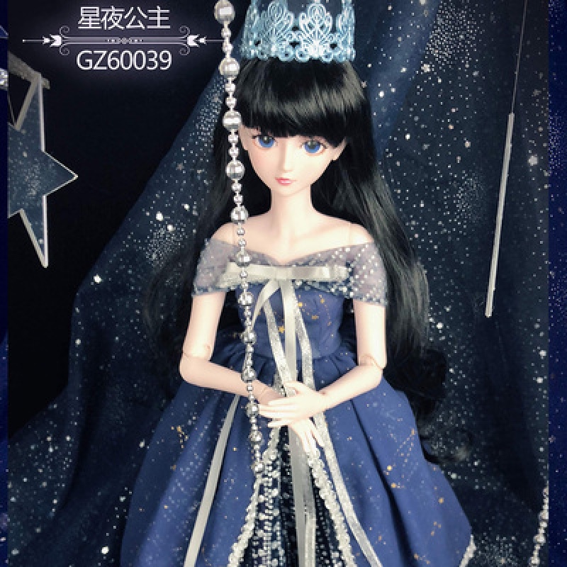 叶罗丽娃娃正品罗丽仙子夜萝莉白光莹冰公主全套60厘米女孩玩具 星夜公主[2衣1鞋] 其他尺寸高清大图