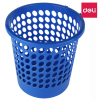 得力(deli) 9556 垃圾桶 直径230mm 蓝色