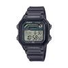 CASIO 男士复古运动风数字腕表双计时器防水米LED照明