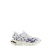 巴黎世家(Balenciaga)女款拼接网布橡胶跑步鞋轻便舒适运动休闲白