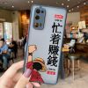 OPPOReno3/4pro情侣k7/r11/r15手机壳a9/a11x忠于自已a72a92a5r9s 黑边[路飞忙着赚