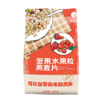 南农 坚果水果粒燕麦片早餐食品 即食代餐 冲饮谷物杂粮干吃零食 坚果水果粒燕麦片 420g