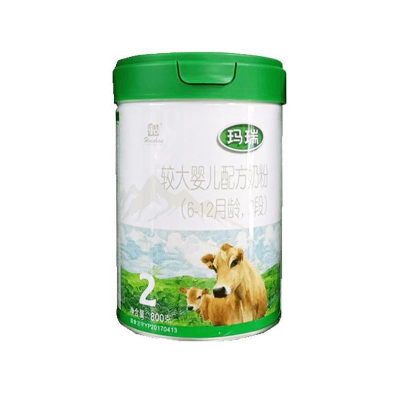 辉山玛瑞2段800g*6罐 较大婴幼儿配方奶粉高清大图