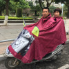 摩托车雨衣双人电动车雨披单人超大加厚牛津两侧加长雨衣单人雨披