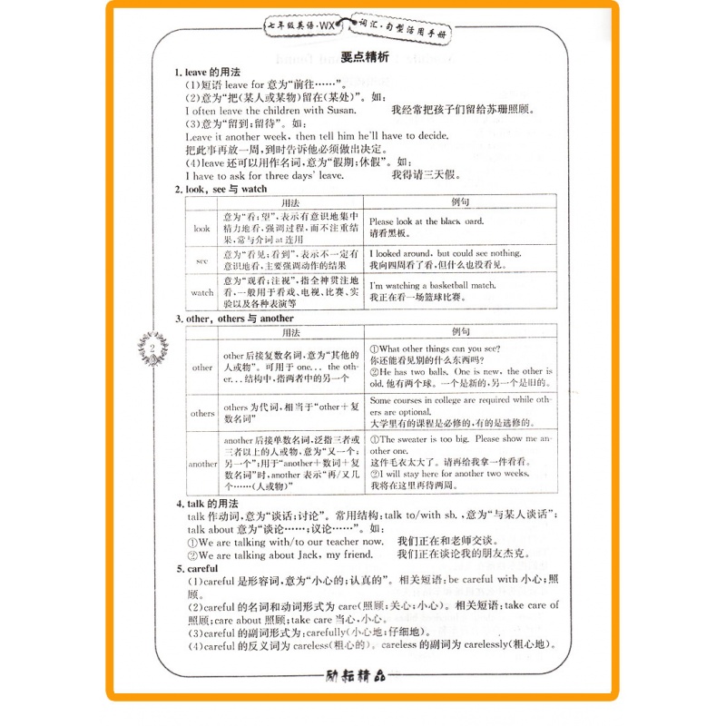 2018春励耘初中专题英语初中精析七状元书业堂年级v初中下册软件图片