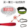 长1米 2.5毫米(建议15斤犬用) 防咬狗链子铁链大型犬狗牵引绳德牧中型犬金毛马犬拴狗绳土狗专用