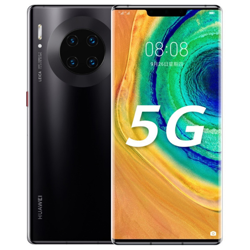 [二手95成新]华为Mate30 Pro 5G 亮黑色 8G+256G全网通 麒麟990智慧芯片全面屏双卡拍照 5G手机